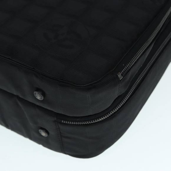 CHANEL New Travel Line Travel Case Nylon Black CC Auth yk14766 - Picture 14 of 16